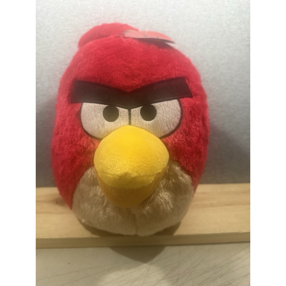 Angry Birds Red Bird Plush Kids Backpack Small 12 inch Zip Adjustable Straps